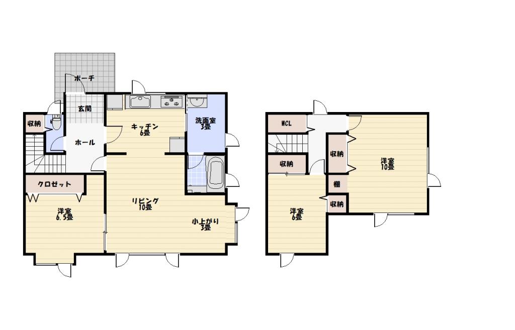 昭和中央1丁目　戸建て 間取り