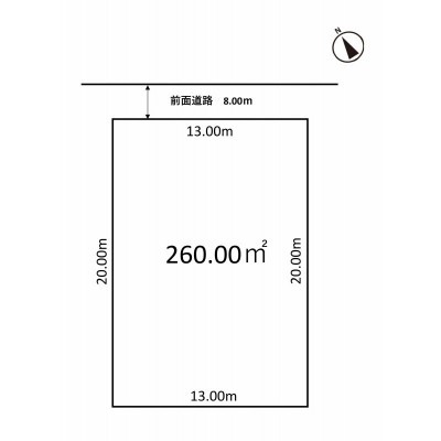 柏東１丁目　土地 間取り