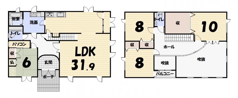 美原５丁目　戸建て 間取り