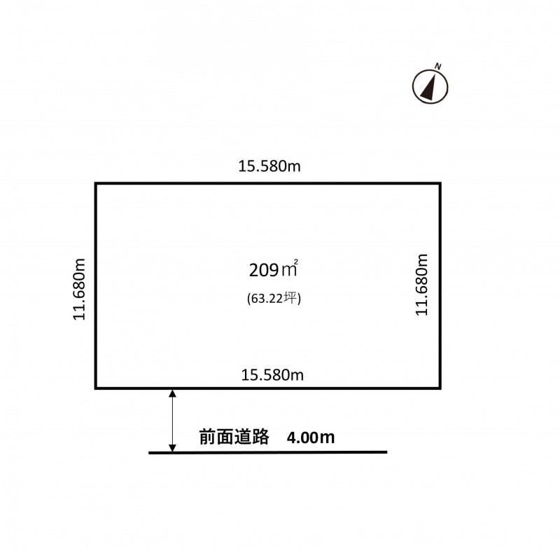 緑ケ岡5丁目　土地  間取り