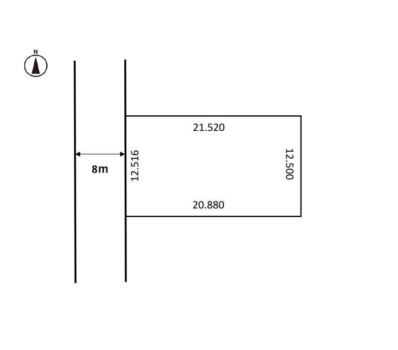 釧路町わらび　土地 間取り