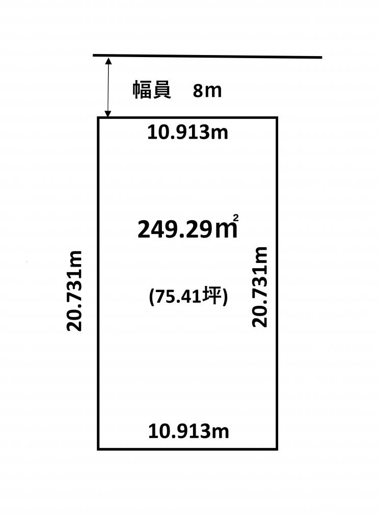 大楽毛西1丁目　土地　 間取り