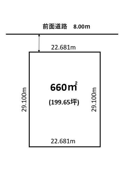 釧路市鳥取大通３丁目　土地 間取り