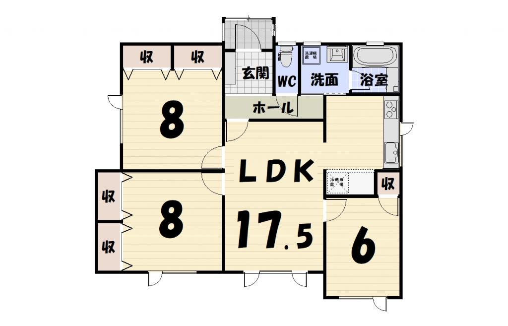 標茶町　中古戸建 間取り