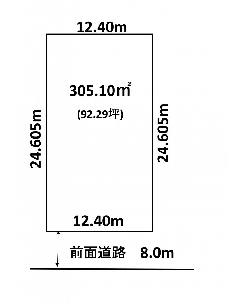 釧路町わらび１丁目　土地 間取り