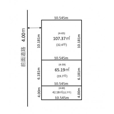 釧路市堀川町　土地 間取り