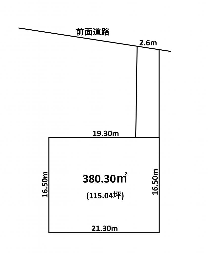 武佐３丁目　土地 間取り