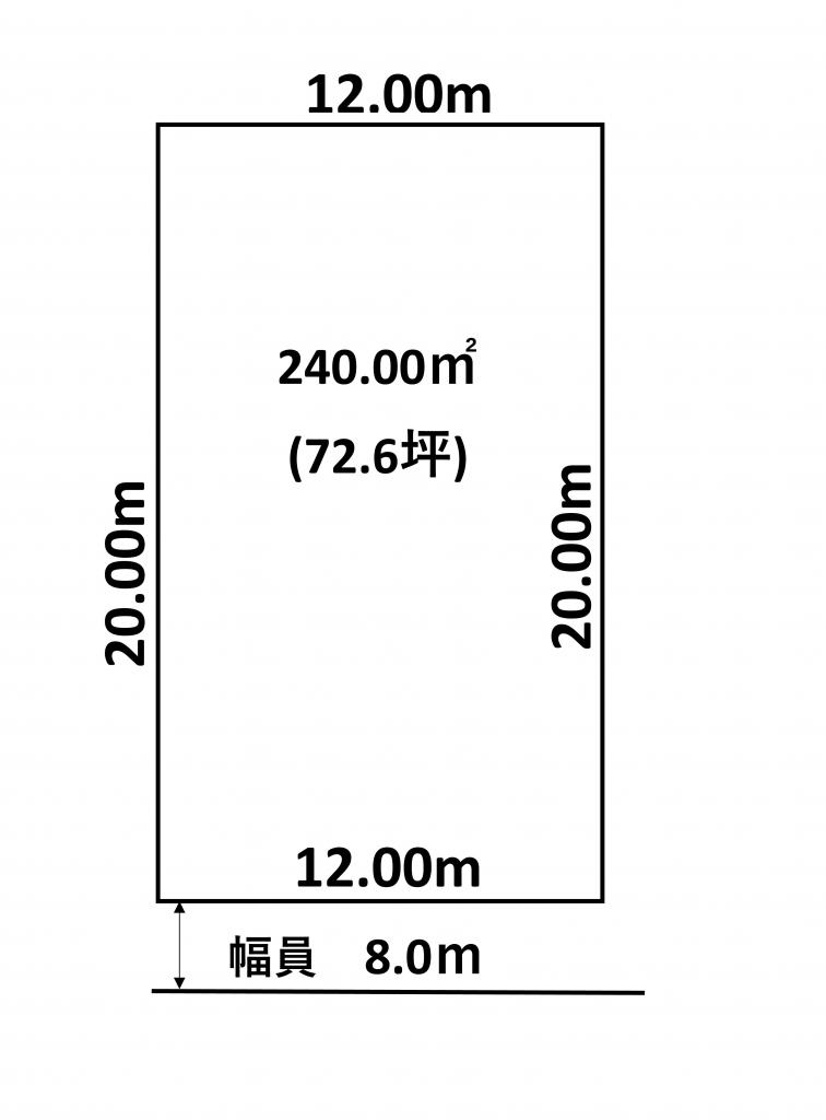 釧路町鳥通東２丁目　土地 間取り