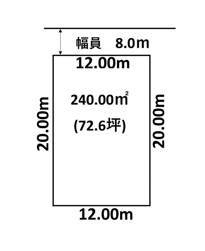 釧路町鳥通東７丁目　土地 間取り