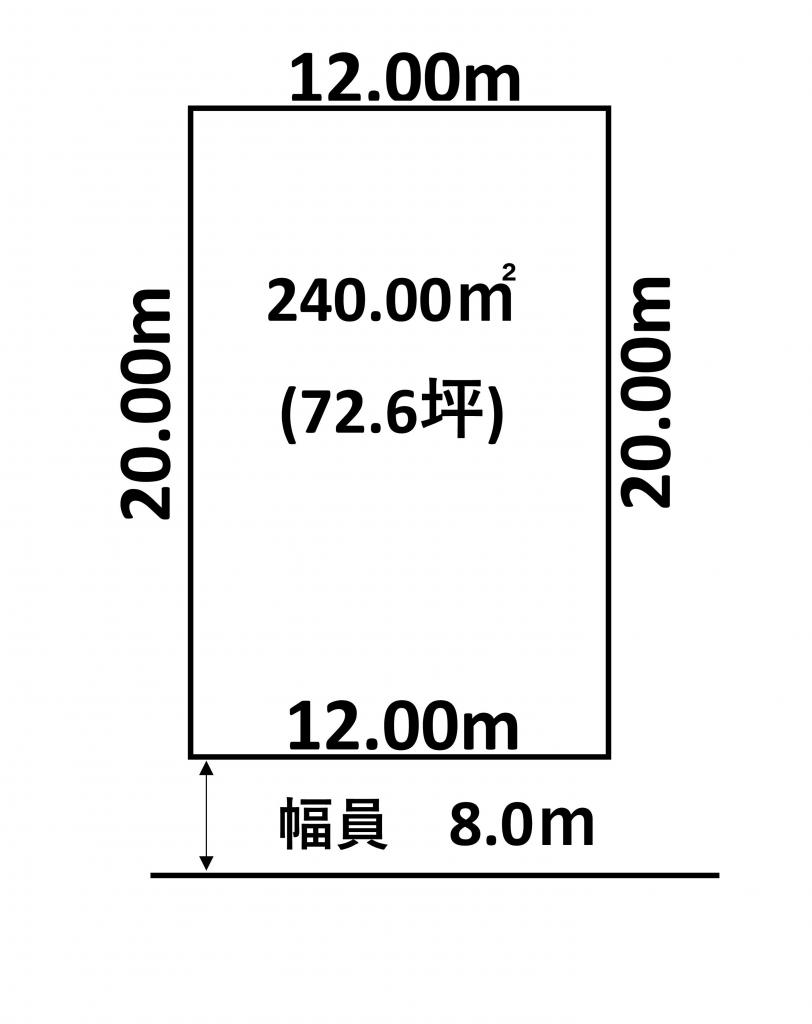 釧路町鳥通東５丁目２３　土地 間取り