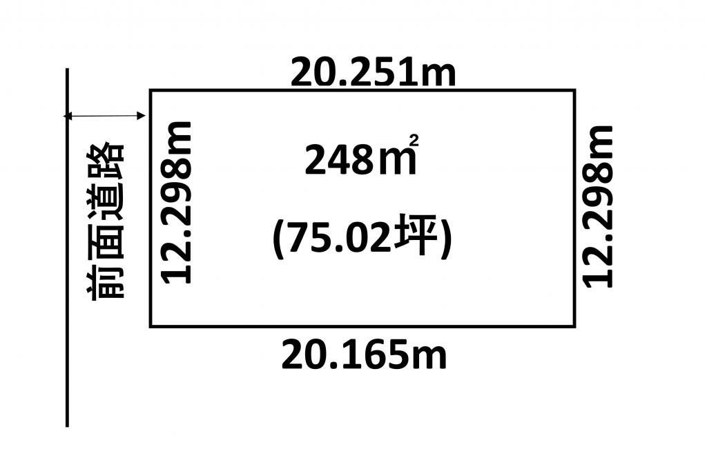 釧路郡釧路町柏東７丁目　土地 間取り