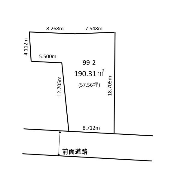 柏木町　土地 間取り