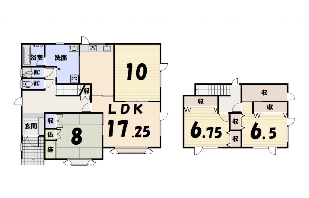 釧路市昭和中央５丁目　戸建 間取り