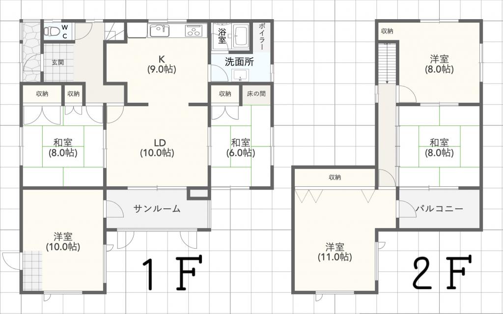 美原3丁目　戸建 間取り