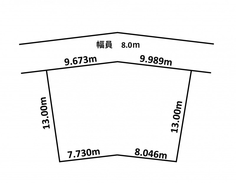 釧路市武佐３丁目　土地 間取り