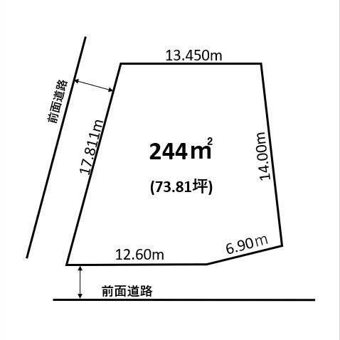 桜ケ岡3丁目　土地 間取り