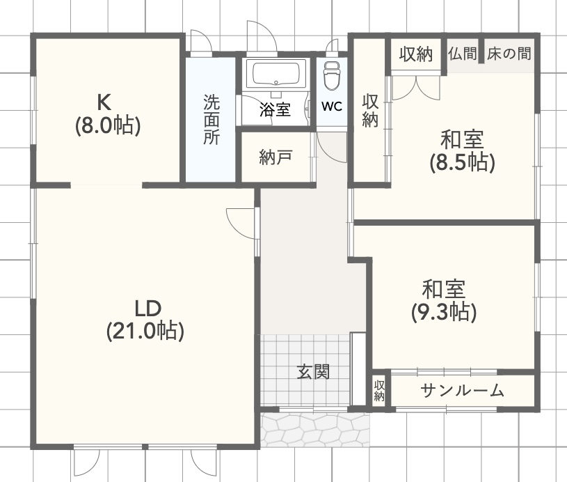 美原5丁目　中古戸建 間取り