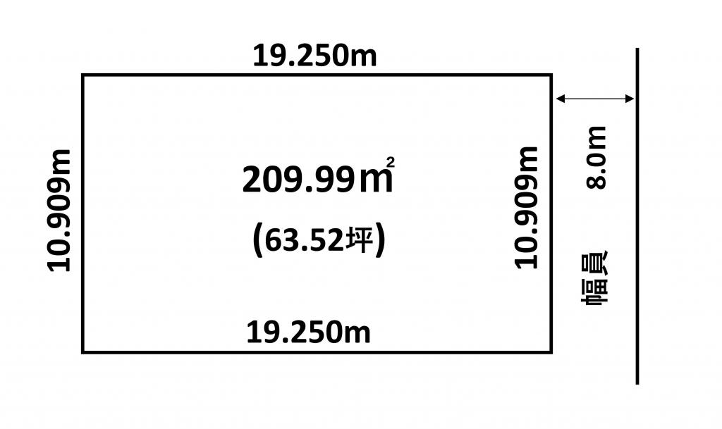 釧路市興津２丁目　土地 間取り