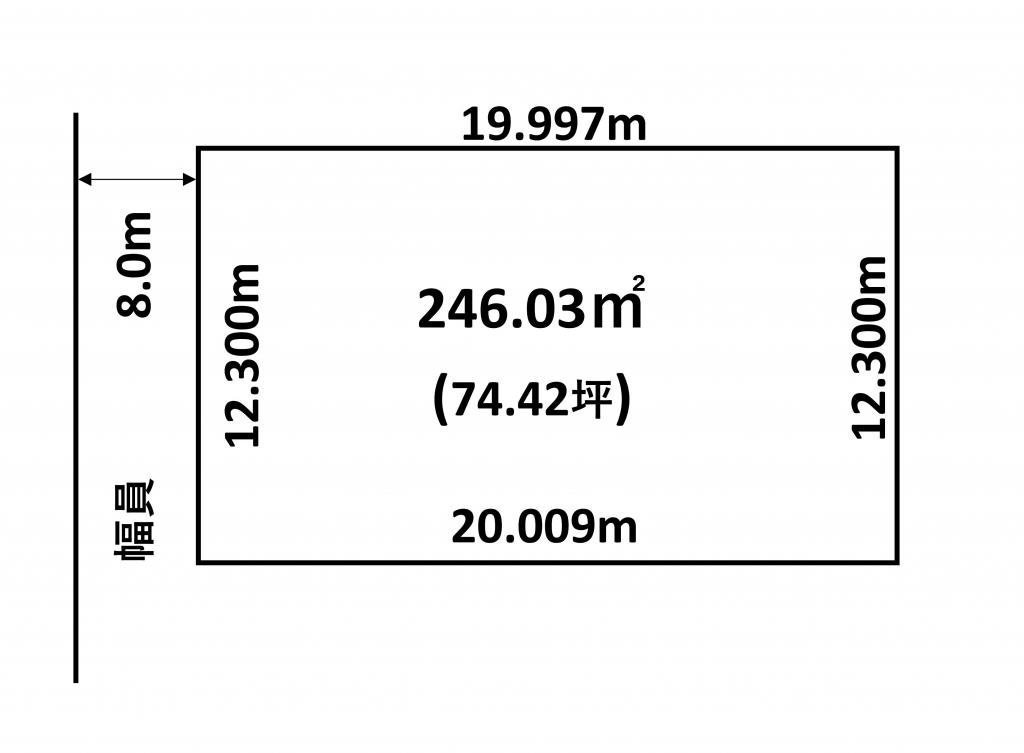 釧路市昭和中央１丁目　土地 間取り