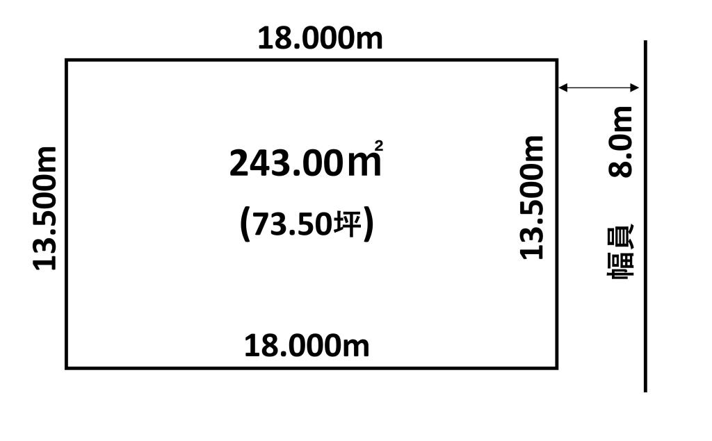 釧路市大楽毛西２丁目　土地 間取り