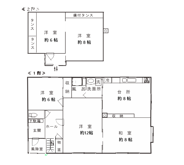 釧路市大楽毛南5 間取り