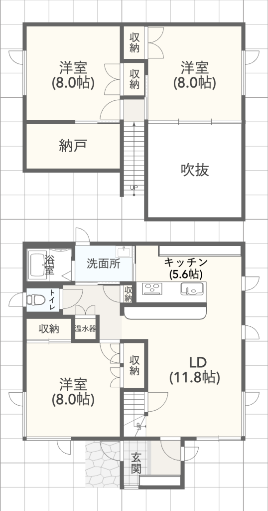 暁町　中古戸建 間取り