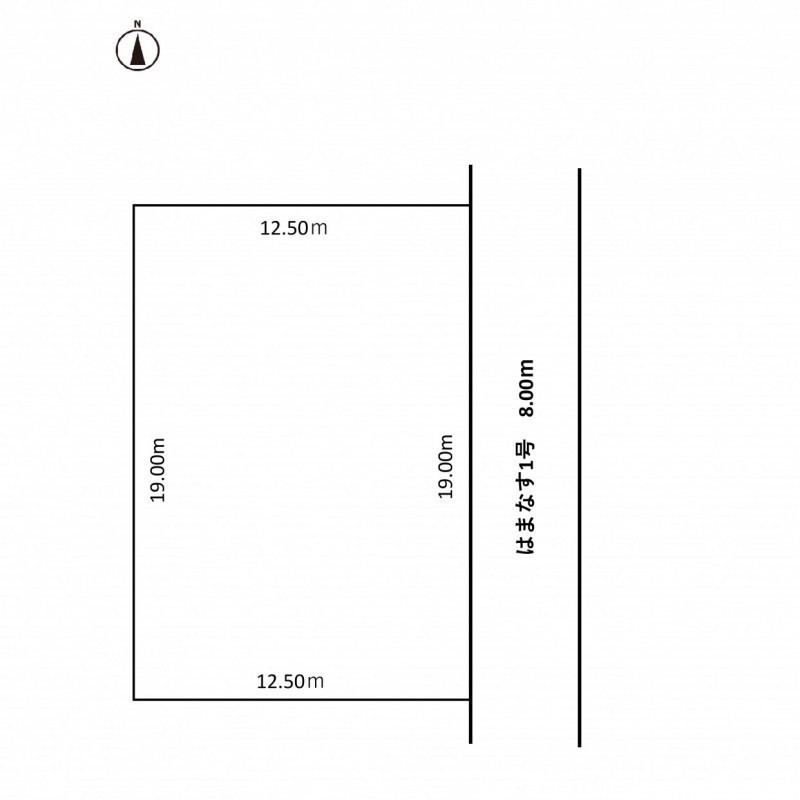 大楽毛2線　土地  間取り