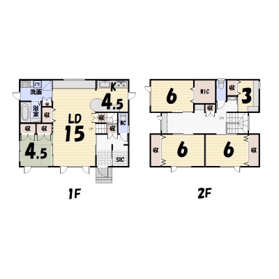 釧路市大楽毛南　中古戸建 間取り