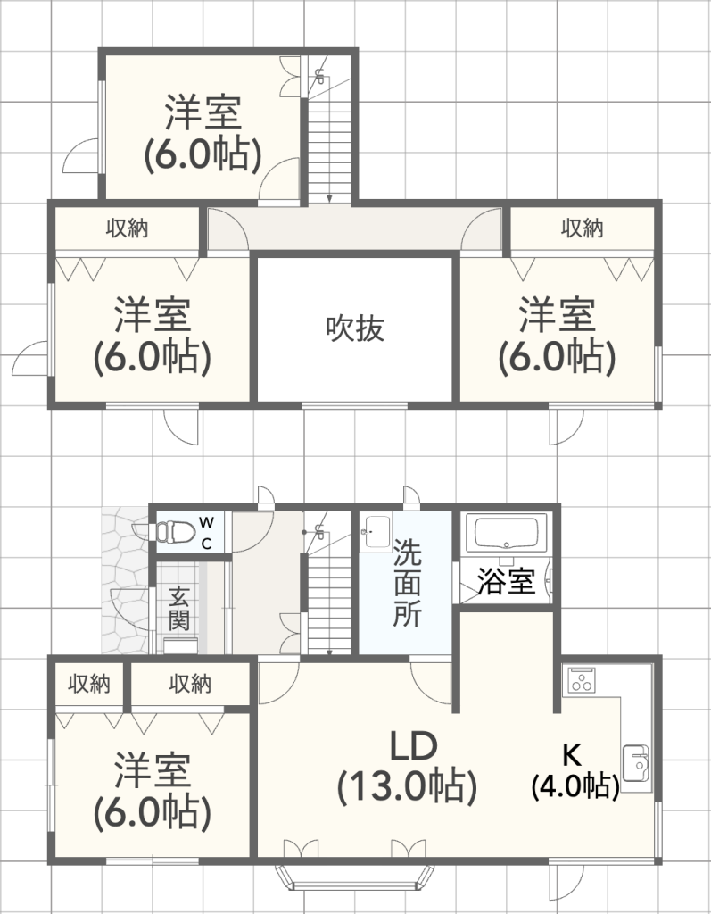 昭和南6丁目　中古戸建 間取り
