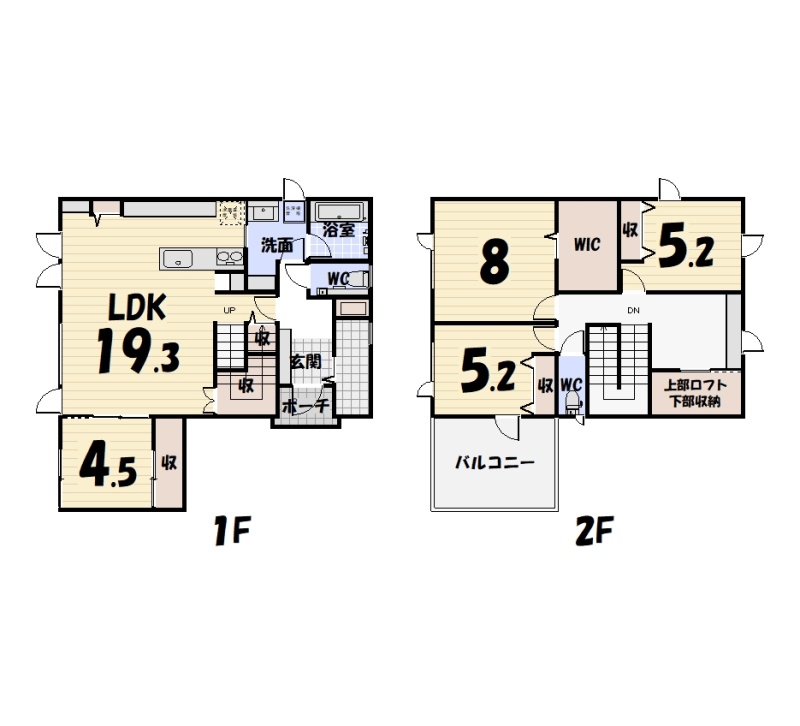 釧路市昭和中央３丁目　戸建 間取り