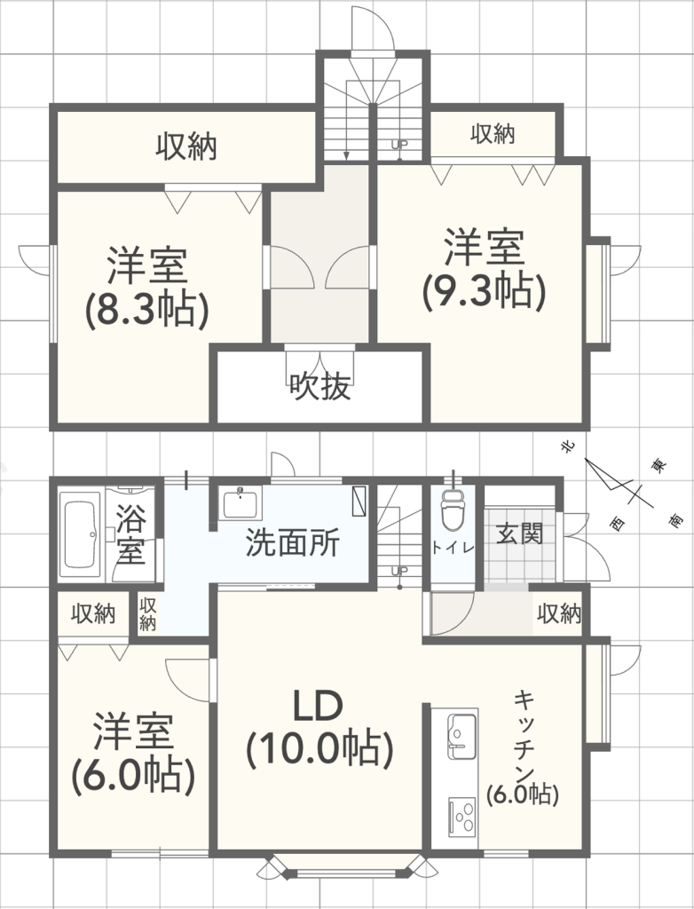 鳥取北　フルリフォーム済み　中古戸建 間取り