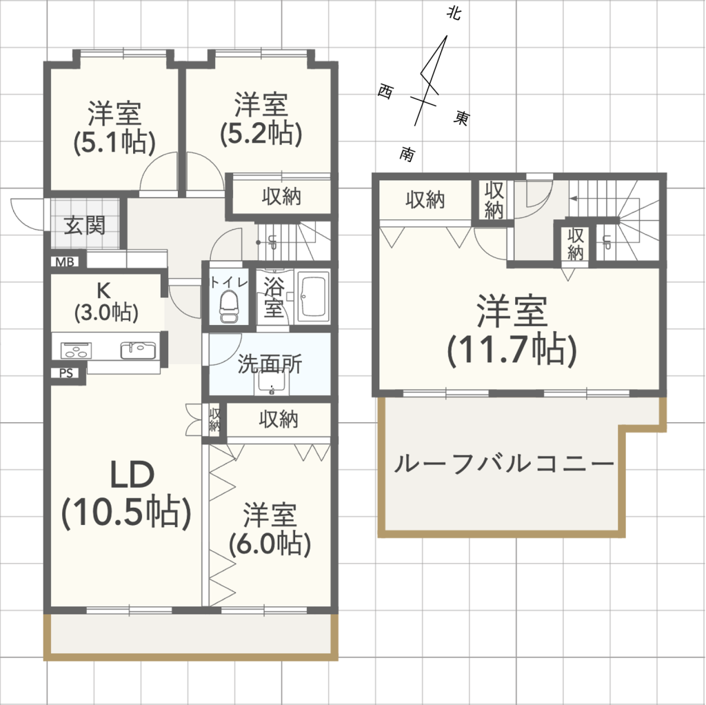 パシフィック共栄大通弐番館 間取り