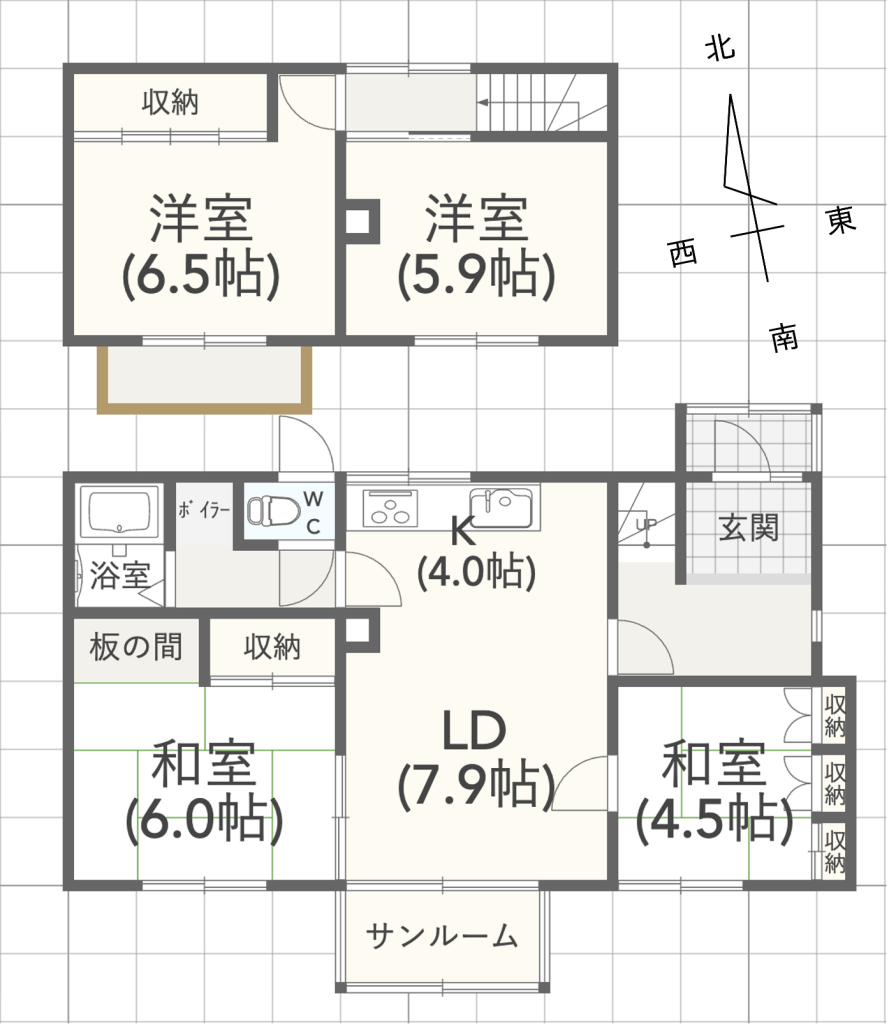 白樺台3丁目　中古戸建 間取り